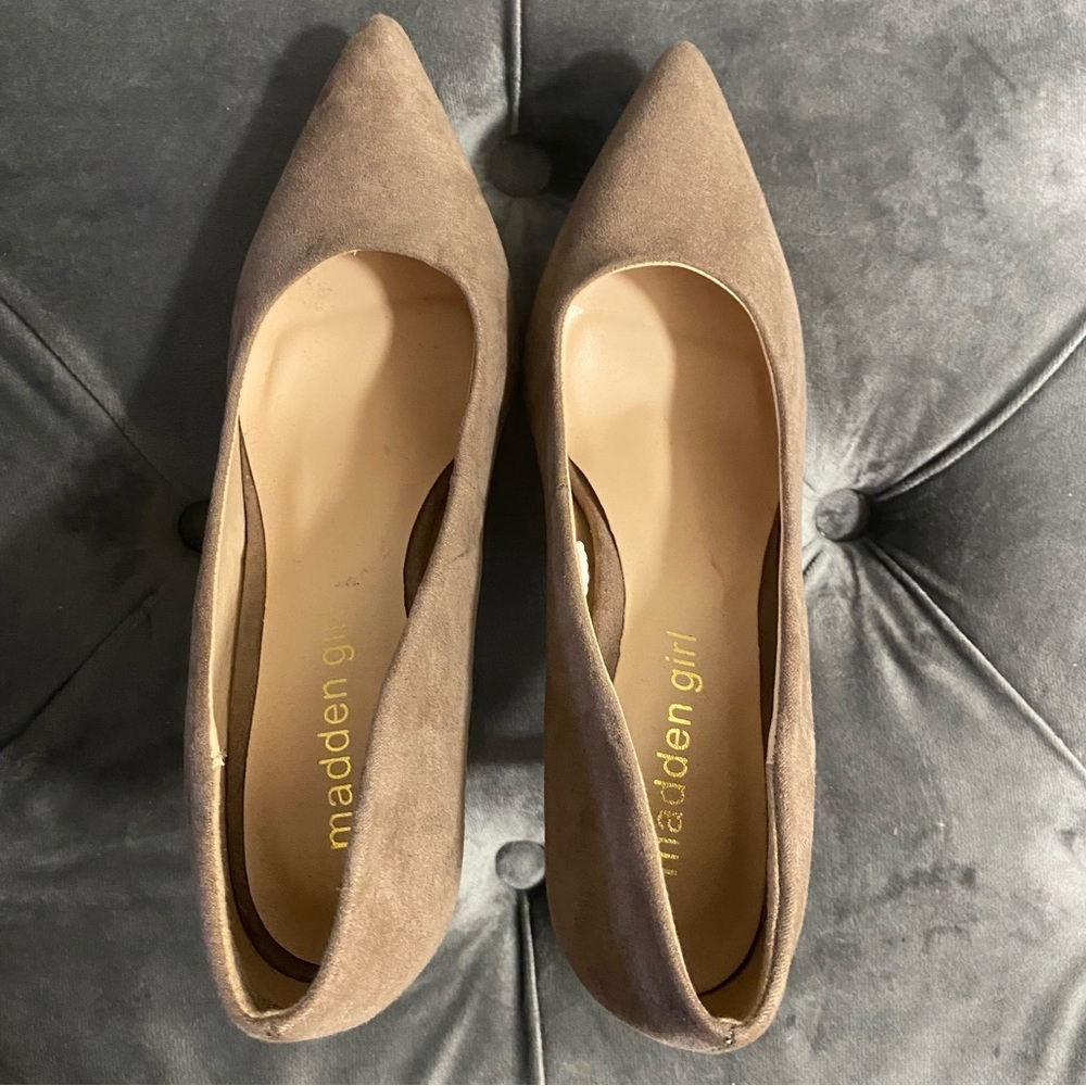 EUC Madden Girl MACI Suede Women's Heels - Size 7M - Picture 3 of 9